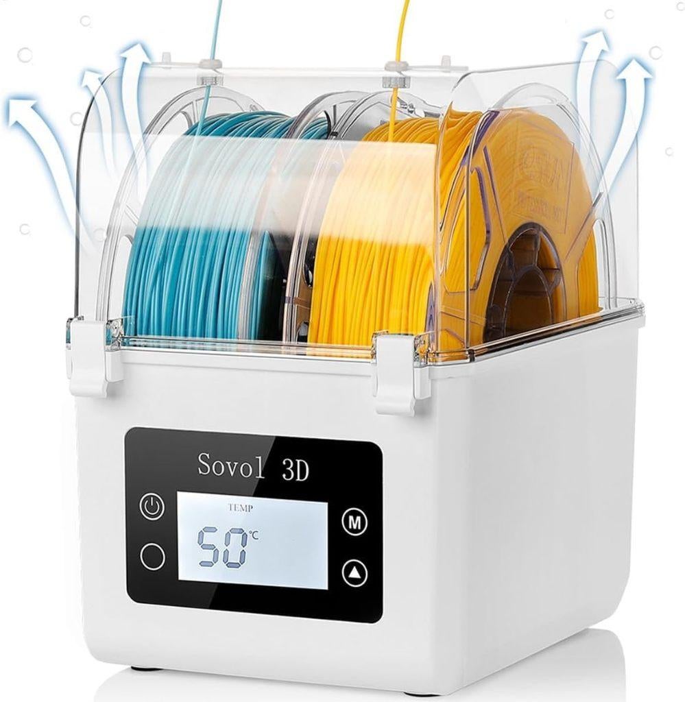 Sovol 3D filament dryer voor 2 rollen, Ophalen of Verzenden, Gebruikt