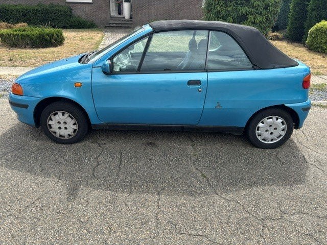 Fiat Punto Cabrio, Auto's, Fiat, Stof, Cabriolet, Blauw, Handgeschakeld