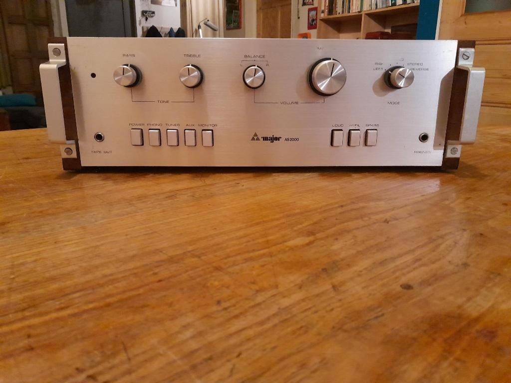 Vintage versterker Major, Overige merken, Gebruikt, Ophalen of Verzenden, Minder dan 60 watt