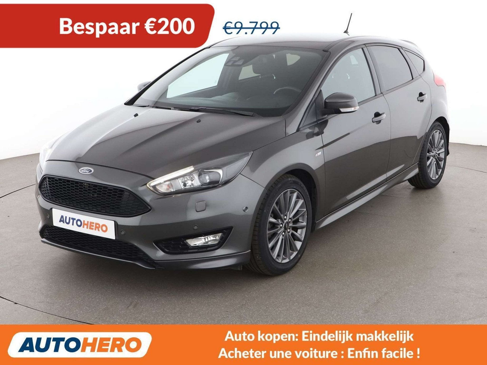 Ford Focus 1.5 TDCi ST-Line (année de construction 2018), Autos, Focus, Argent ou Gris, Achat, Boîte manuelle