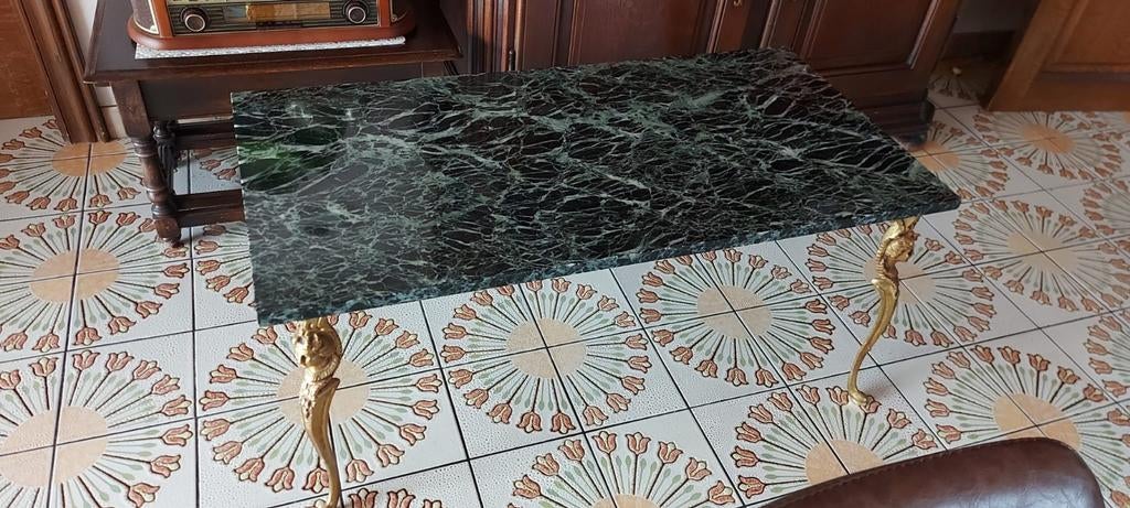 Messing koper salontafel in barokstijl / Louis quinze, Enlèvement
