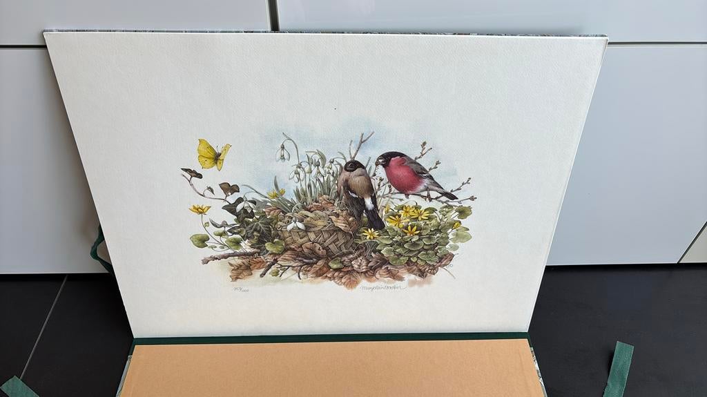 Map Marjolein Bastin set 4 litho’s nummer 353/1000, Antiek en Kunst, Ophalen