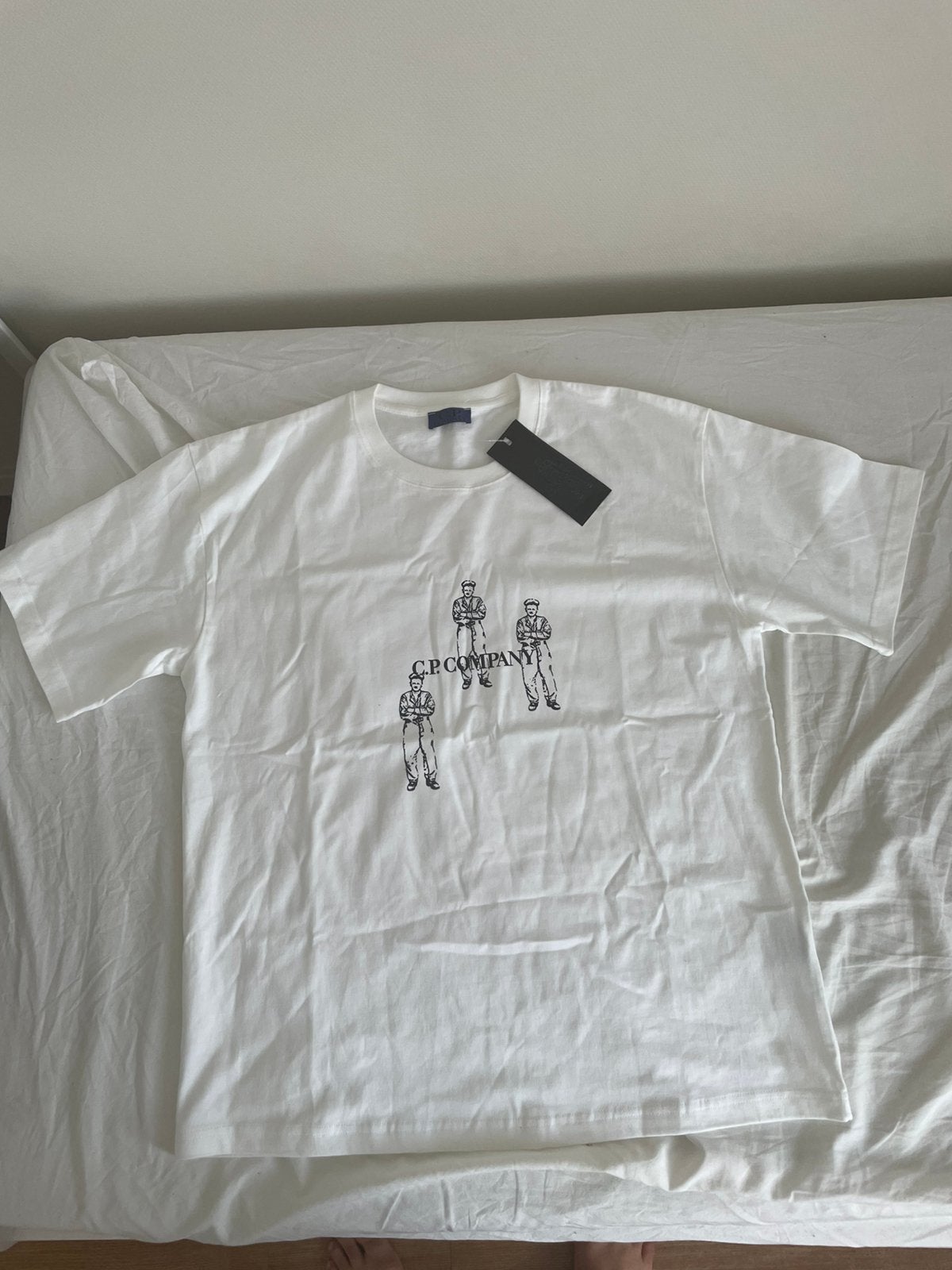 T-shirt C.P. Company, Ophalen of Verzenden, Nieuw, Maat 52/54 (L), Wit