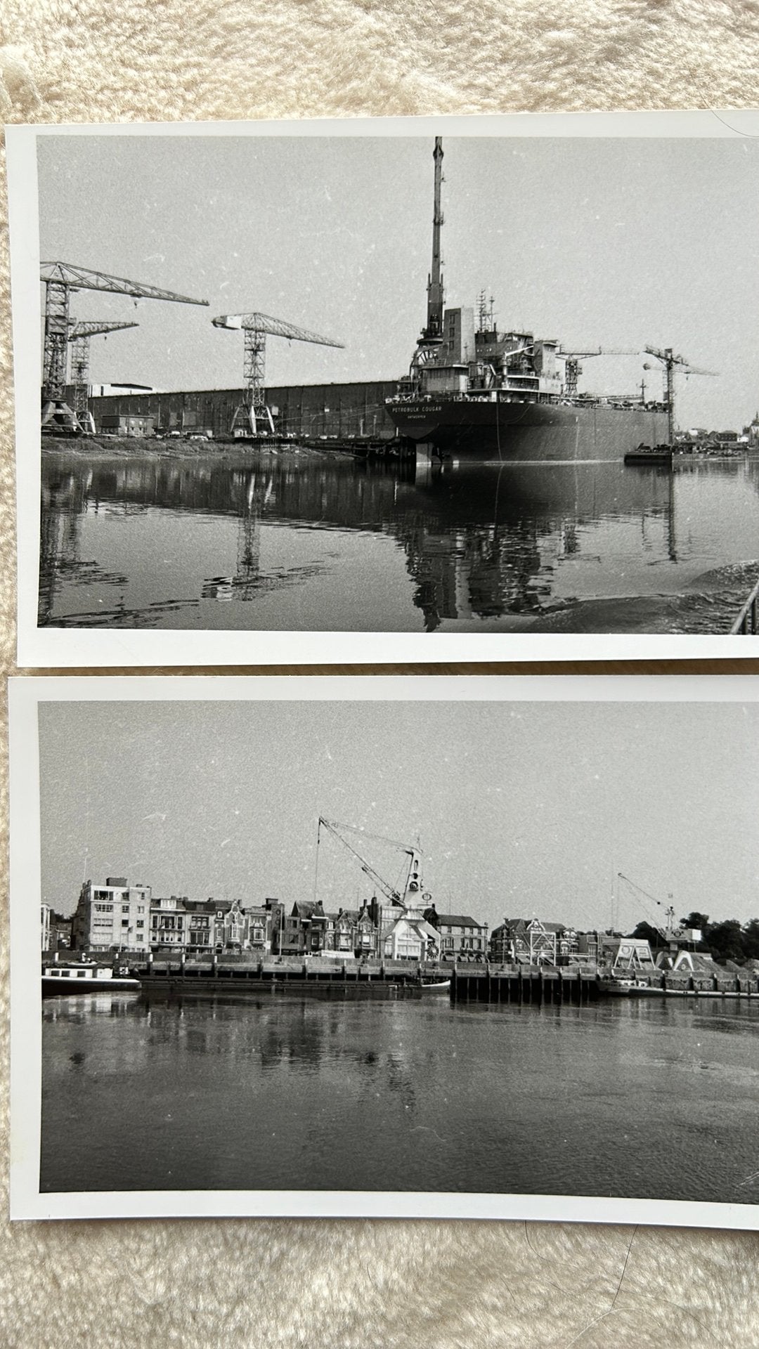 Twee originele fotos van de Boelwerf te Temse, Ophalen, Zo goed als nieuw