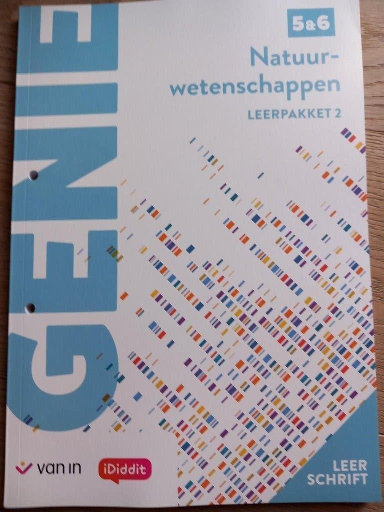 Genie 5&6 natuurwetenschappen leerpakkete 2 Leerschrift, Boeken, Ophalen, ASO, Biologie, Nieuw