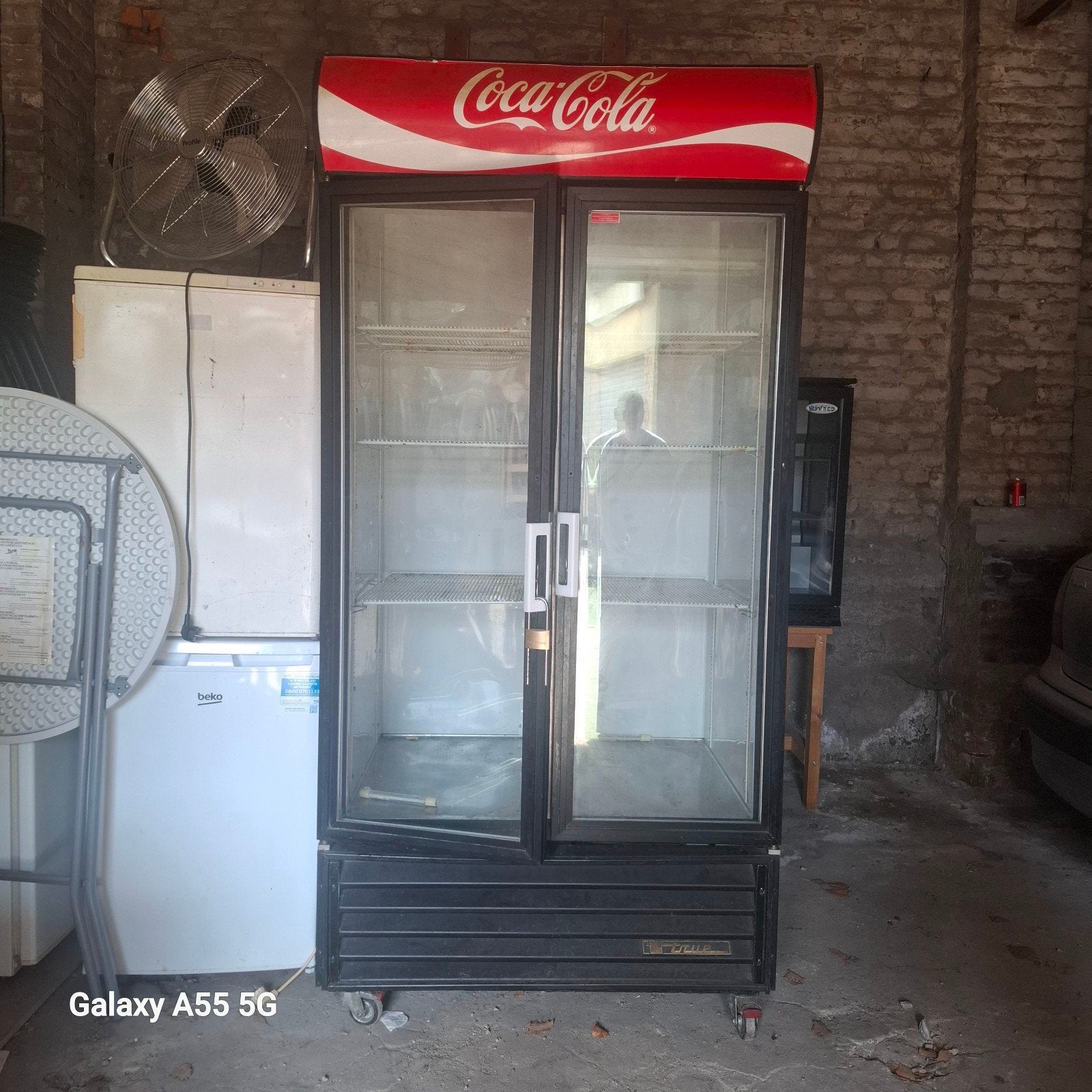 Frigo 2 portes sur roulettes, Ophalen of Verzenden
