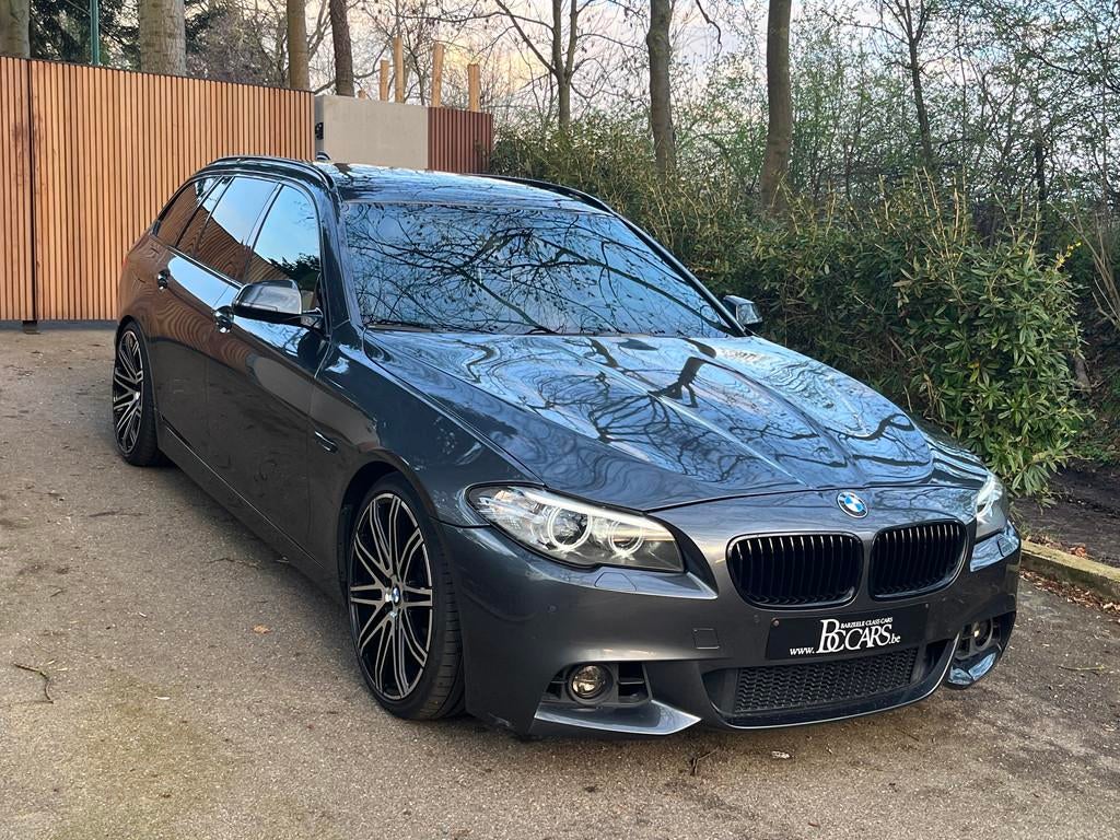 BMW 5 Serie 520 d M-Xenon-Navi Prof-Zetelverwarming-Leer-Pdc, Autos, Cuir, Euro 6, Entreprise, Boîte manuelle
