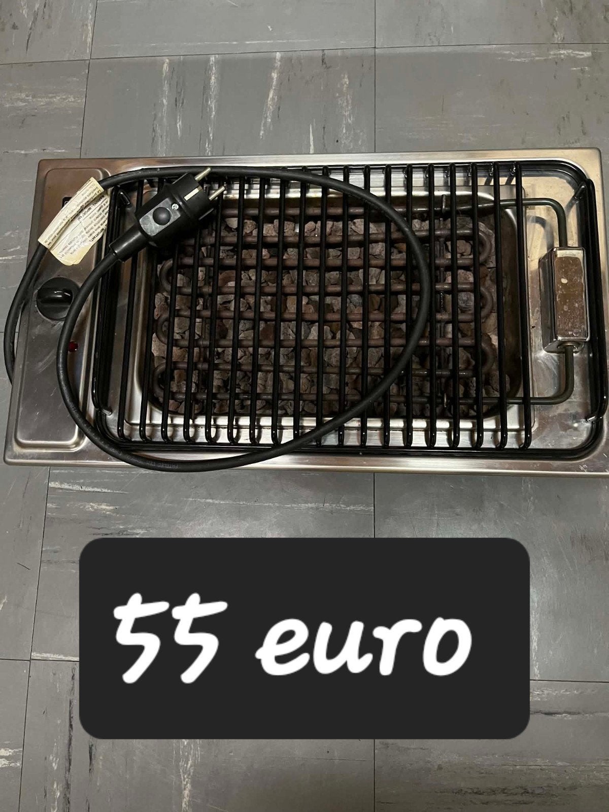 grill, Electroménager, Plaques de gril, Enlèvement, Comme neuf, Gril en pierre