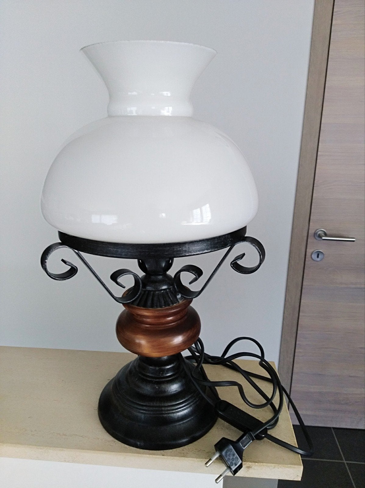 rustieke kamerlamp, Ophalen