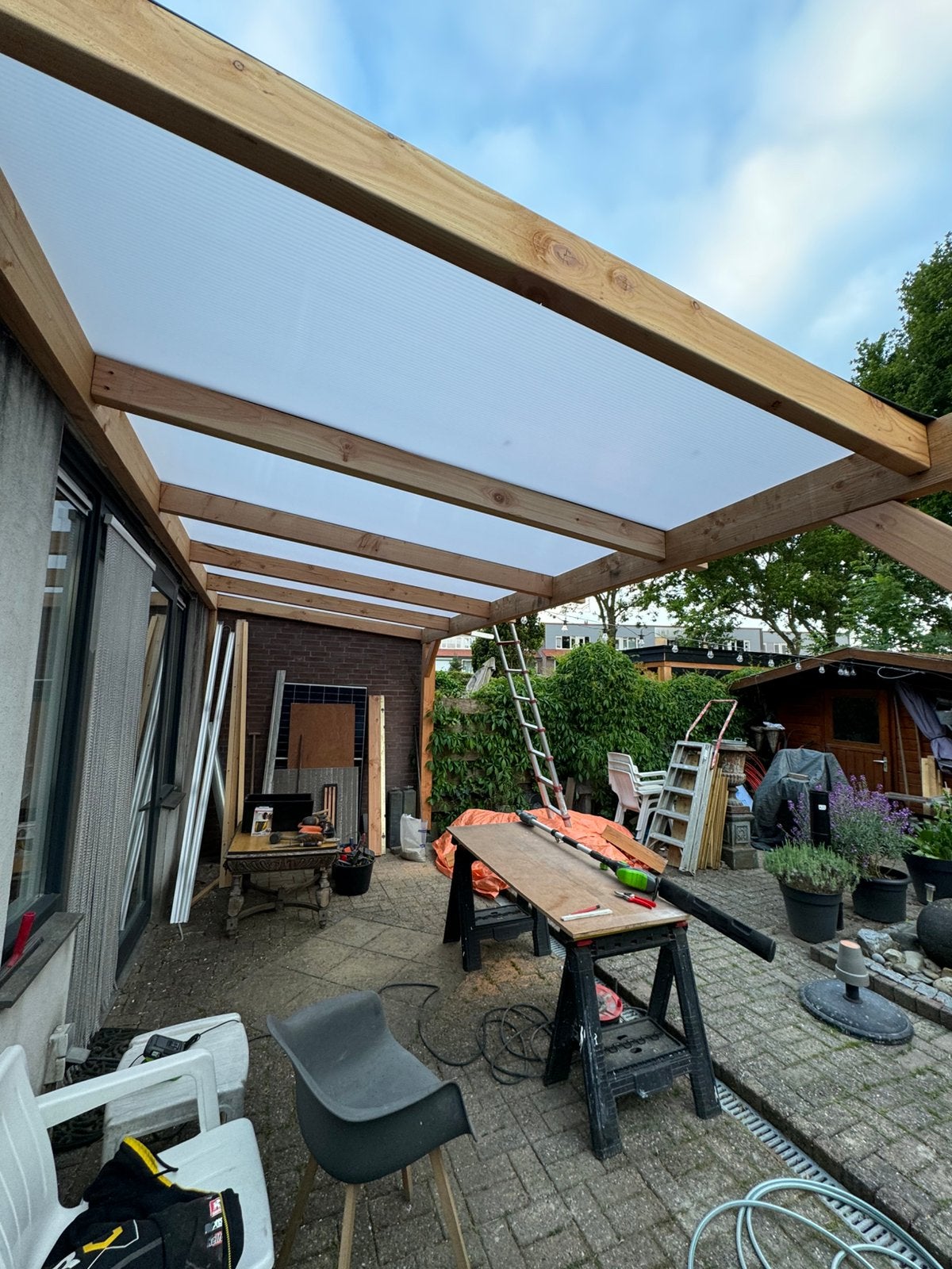 Nieuwe polycarbonaat kanaalplaten 16mm helder en opaal wit, Enlèvement, Neuf