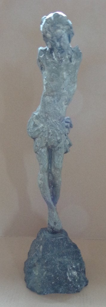 ERNEST PATRIS / CHRISTUS / SCULPTUUR METAAL / H= 51cm / SIG, Enlèvement, Métal