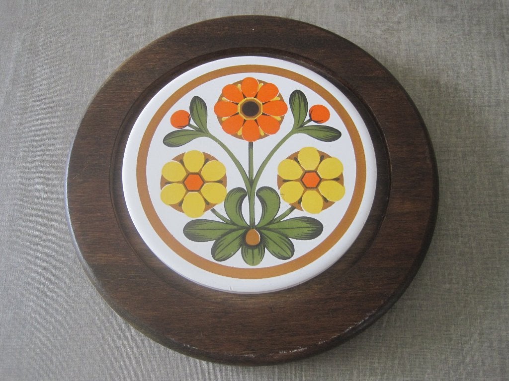 retro vintage kookpotten onderlegger 1950, Ophalen of Verzenden, Huis en Inrichting