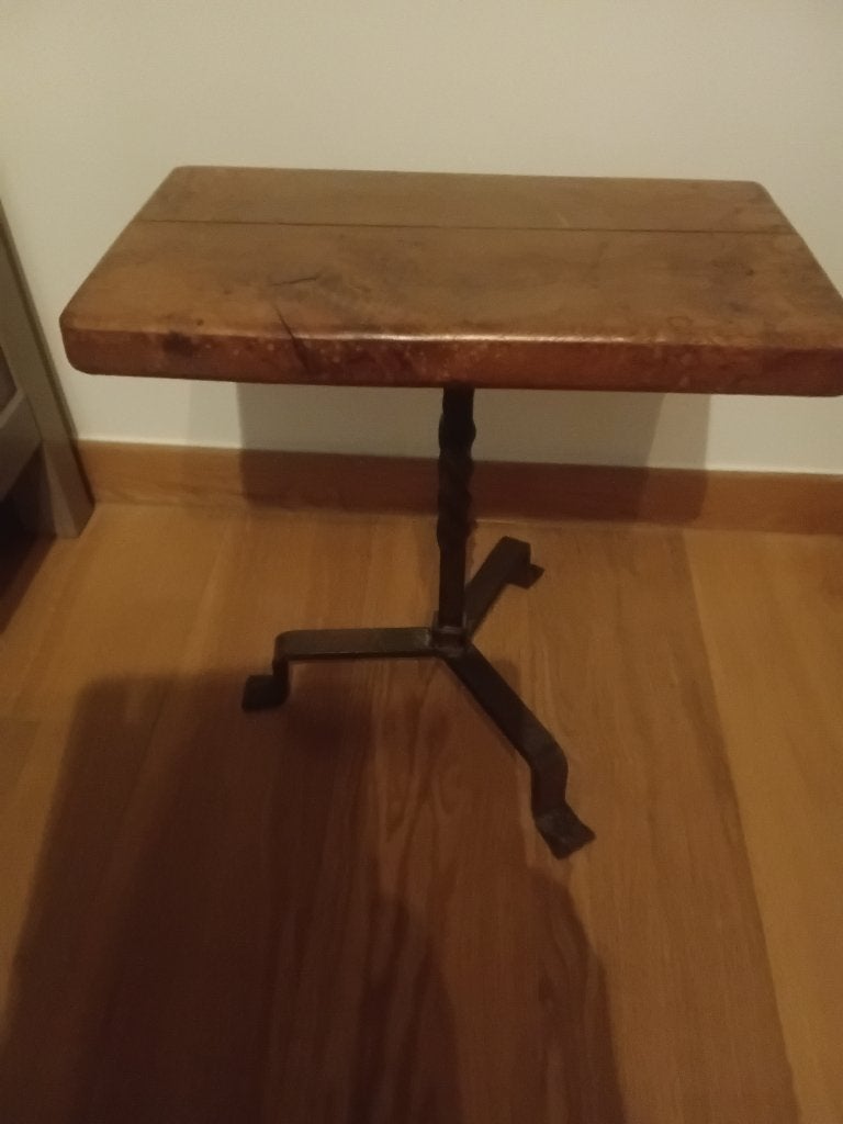 bijzettafeltje, Huis en Inrichting, Ophalen, Gebruikt, Rechthoekig, Hout