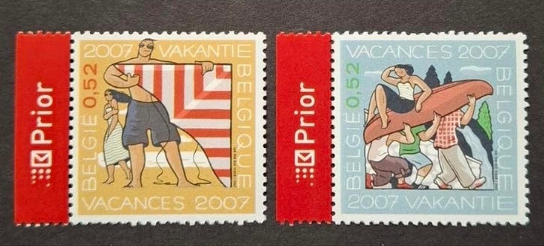 België: OBP 3667/68 ** Zomerzegels 2007., Frankeerzegel, Ophalen of Verzenden, Zonder stempel, Postfris