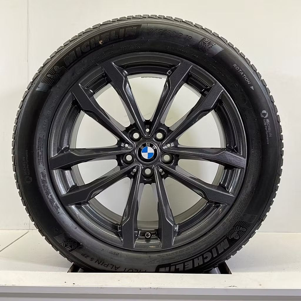BMW X3 G01 X4 G02 SET VELGEN + WINTERBANDEN 19 INCH ORIG. 69, Pneus et Jantes, Véhicule de tourisme, -, 19 pouces