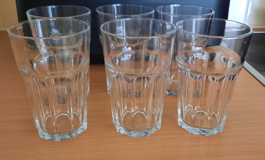 Verre trempé IKEA  – 6 unités – 4 Euro, Maison & Meubles, Enlèvement, Comme neuf, Verre