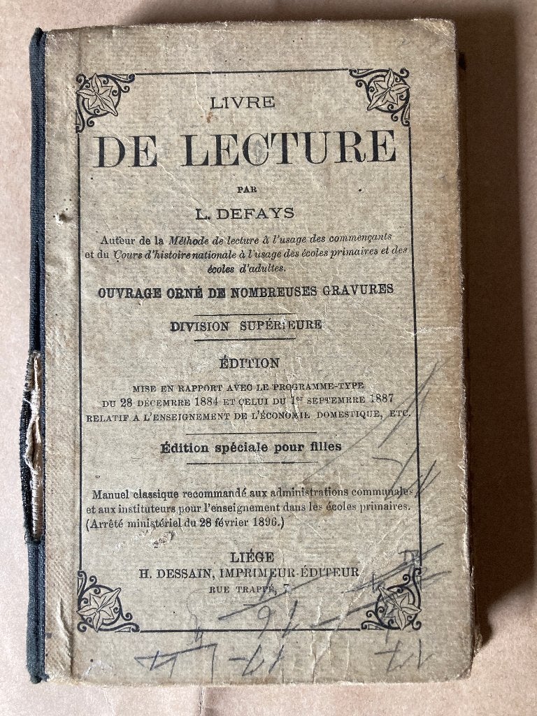 Livres scolaires anciens (fin XIXème à 2ème guerre mondiale), Enlèvement ou Envoi, Utilisé, Secondaire, Autres matières