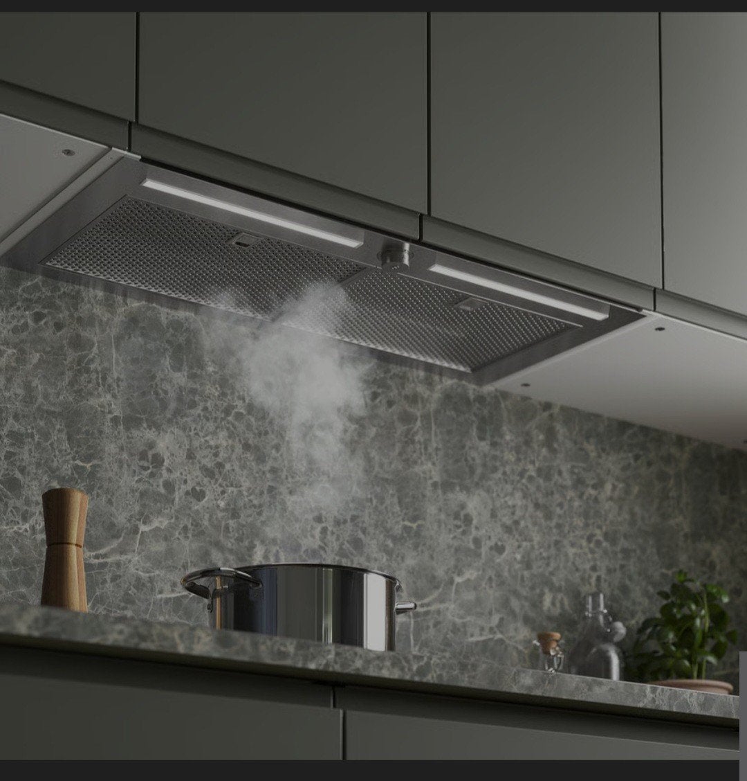 Hotte aspirante intégré,  acier inoxydable 80cm A+++, Electroménager, Hottes, Enlèvement ou Envoi