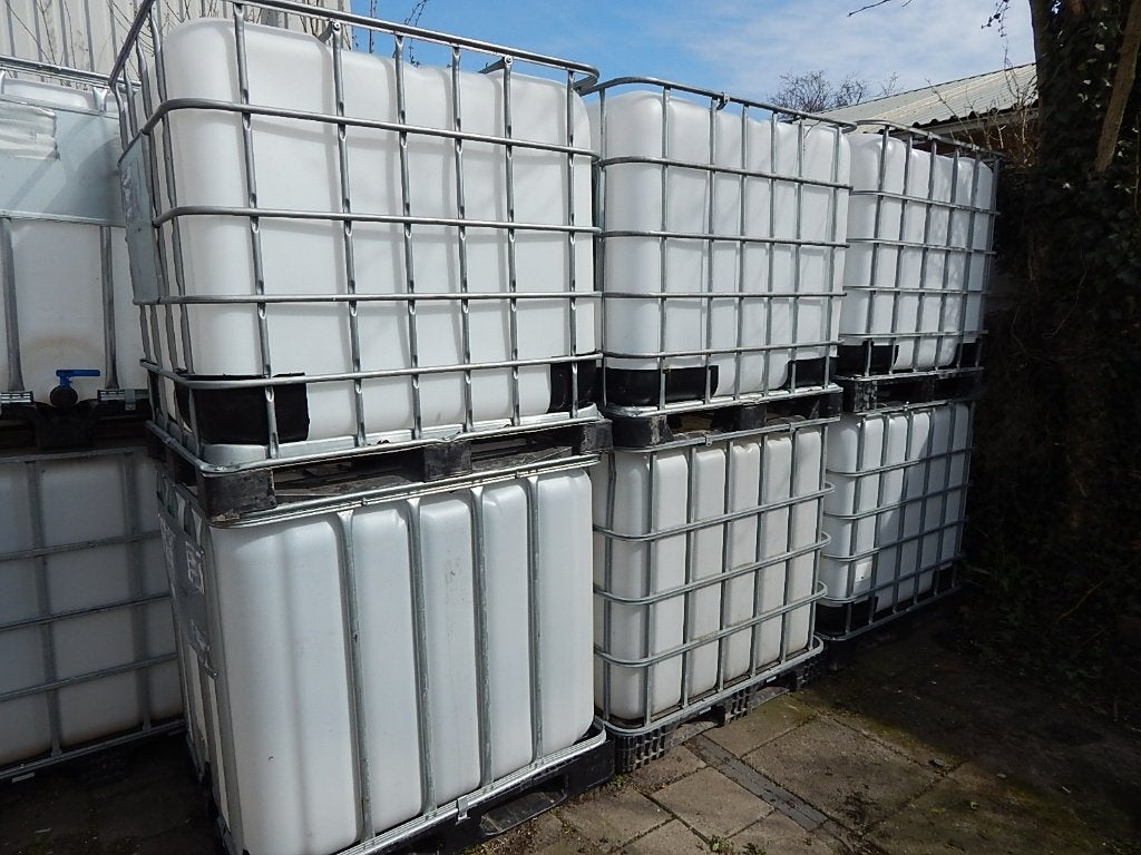 watertanks ibc vaten, Tuin en Terras, Ophalen, Kunststof, Met kraantje, 150 liter of meer