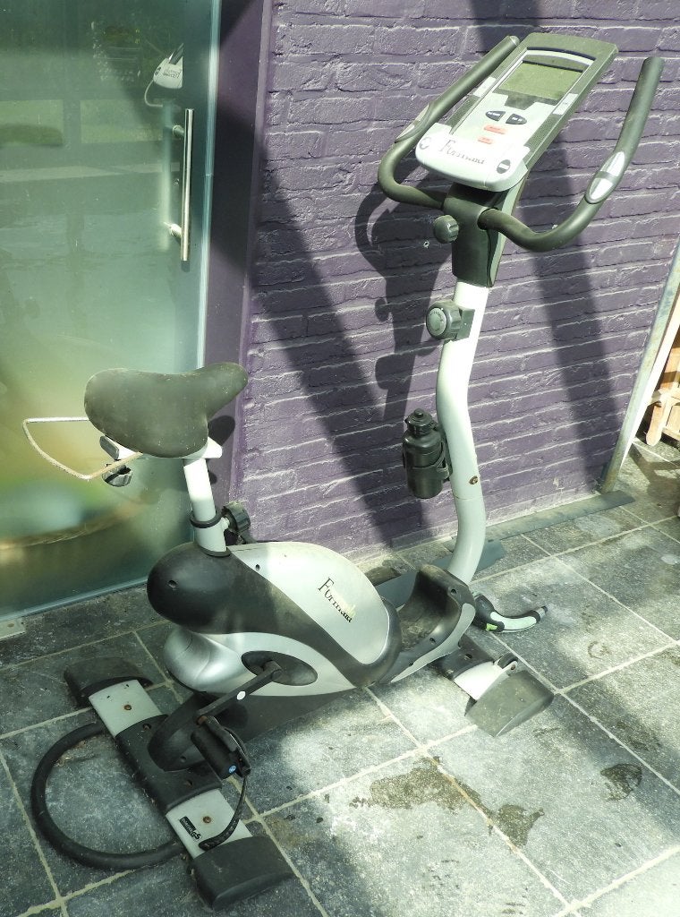home trainer, Enlèvement, Utilisé, Métal, Vélo d'appartement