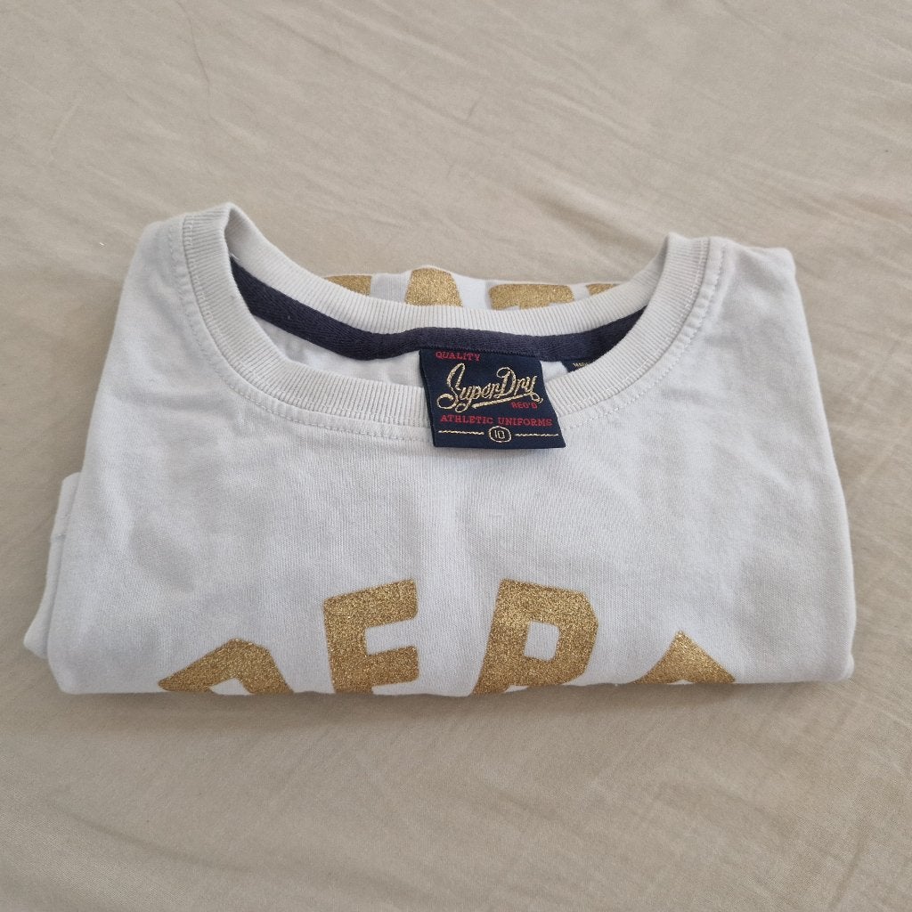 T-Shirt, Enfants & Bébés, Superdry, Enlèvement ou Envoi, Chemise ou À manches longues, Utilisé