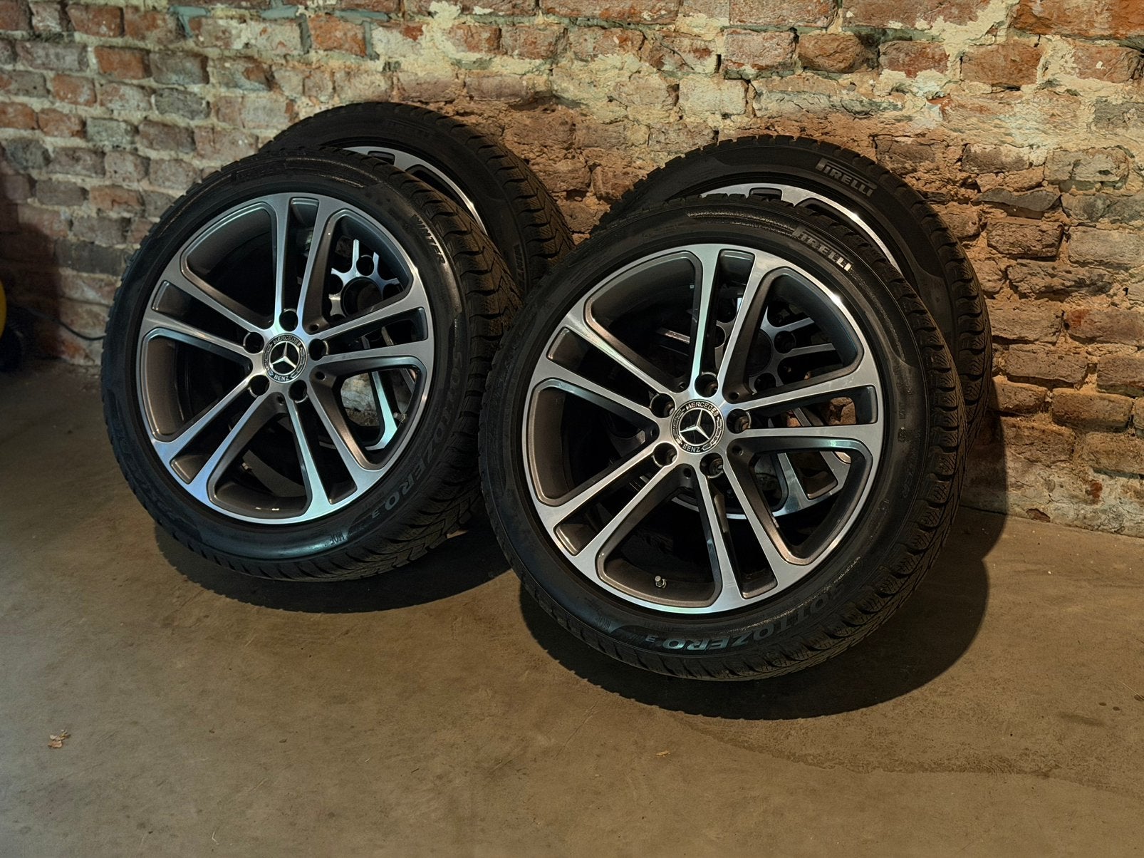 Jantes 18 pouces d’origine Mercedes comme neuf 5x112, Pneus et Jantes, Pneus hiver, 18 pouces, Enlèvement