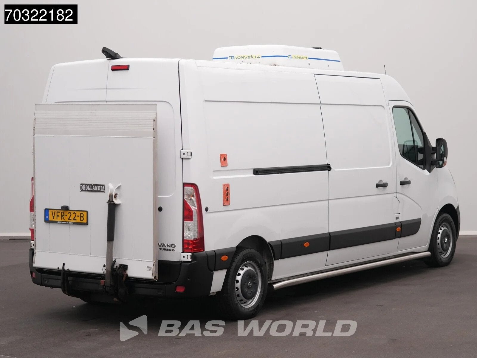 Opel Movano 140PK 500kg D'Hollandia Laadklep Koelwagen L3H2, Autos, Camionnettes & Utilitaires, Achat, Euro 6, Entreprise, 3 places