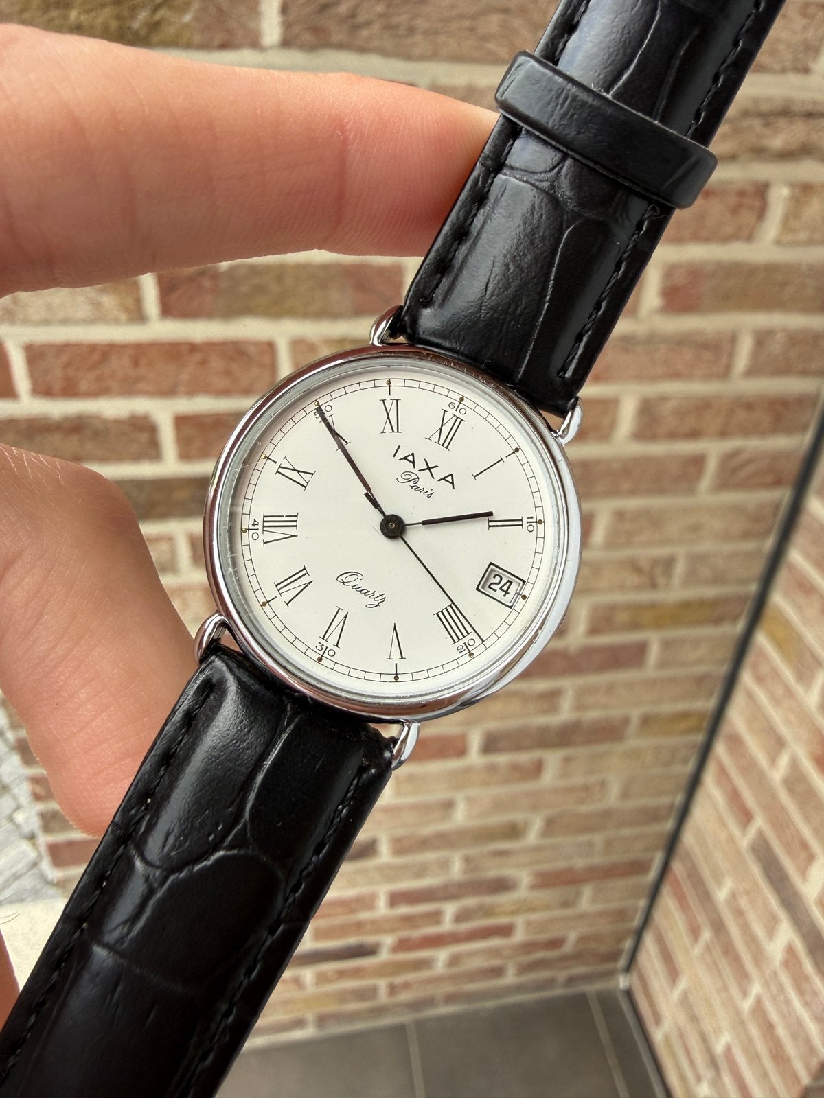 Vintage horloge Iaxa, Bijoux, Sacs & Beauté, Montres | Anciennes | Antiquités, Montre-bracelet, Autres marques, Enlèvement ou Envoi