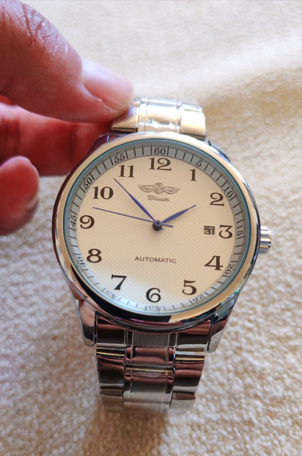 Montre Winner Automatic – Acier inoxydable, Enlèvement ou Envoi, Acier