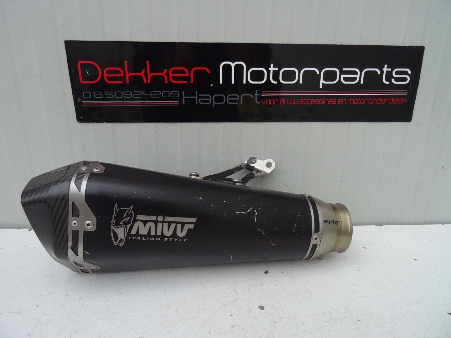 Mivv Delta Race Sport Uitlaat Demper # Uni. 66MM # E Keur!, Motoren, Gebruikt, -, -, Ophalen of Verzenden