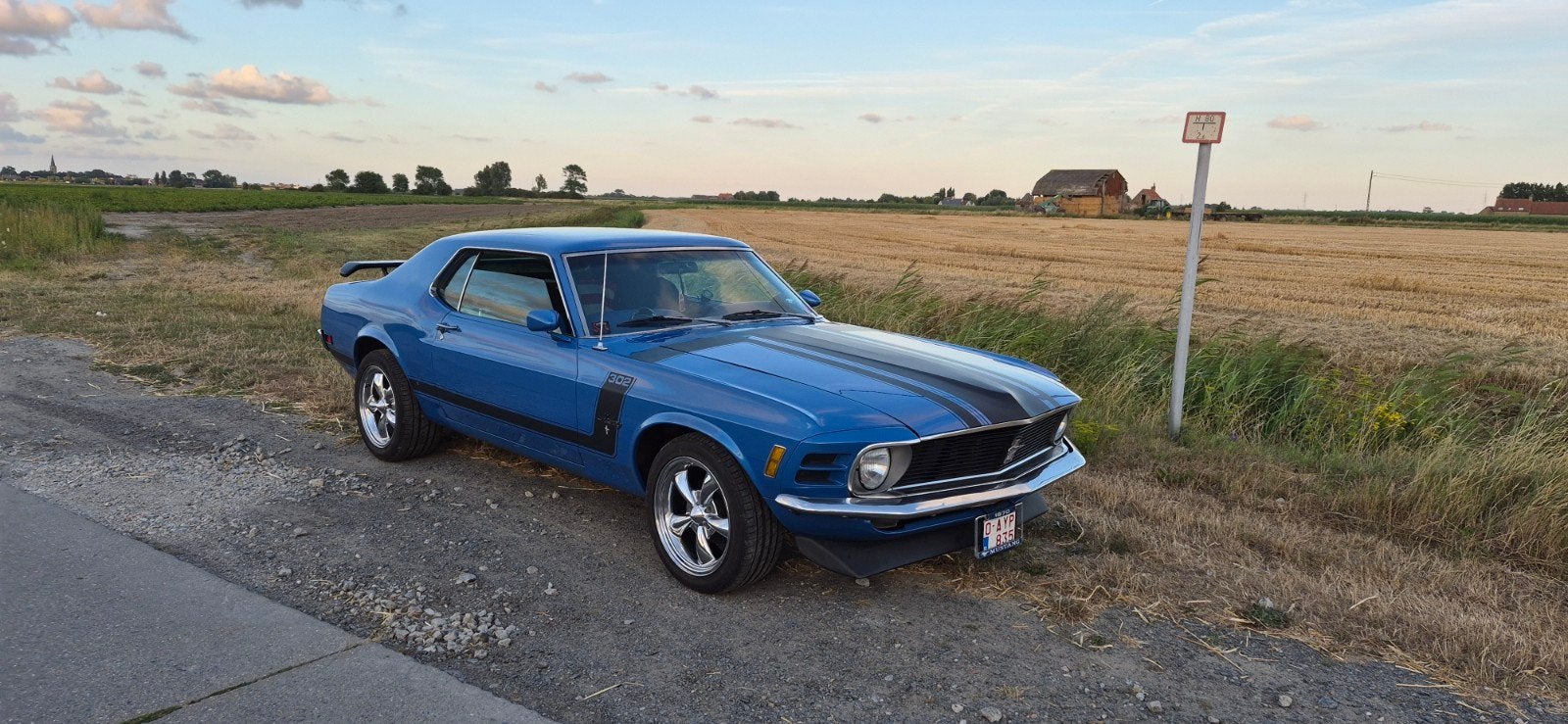Mustang 1970 coupé V8 302, Enlèvement