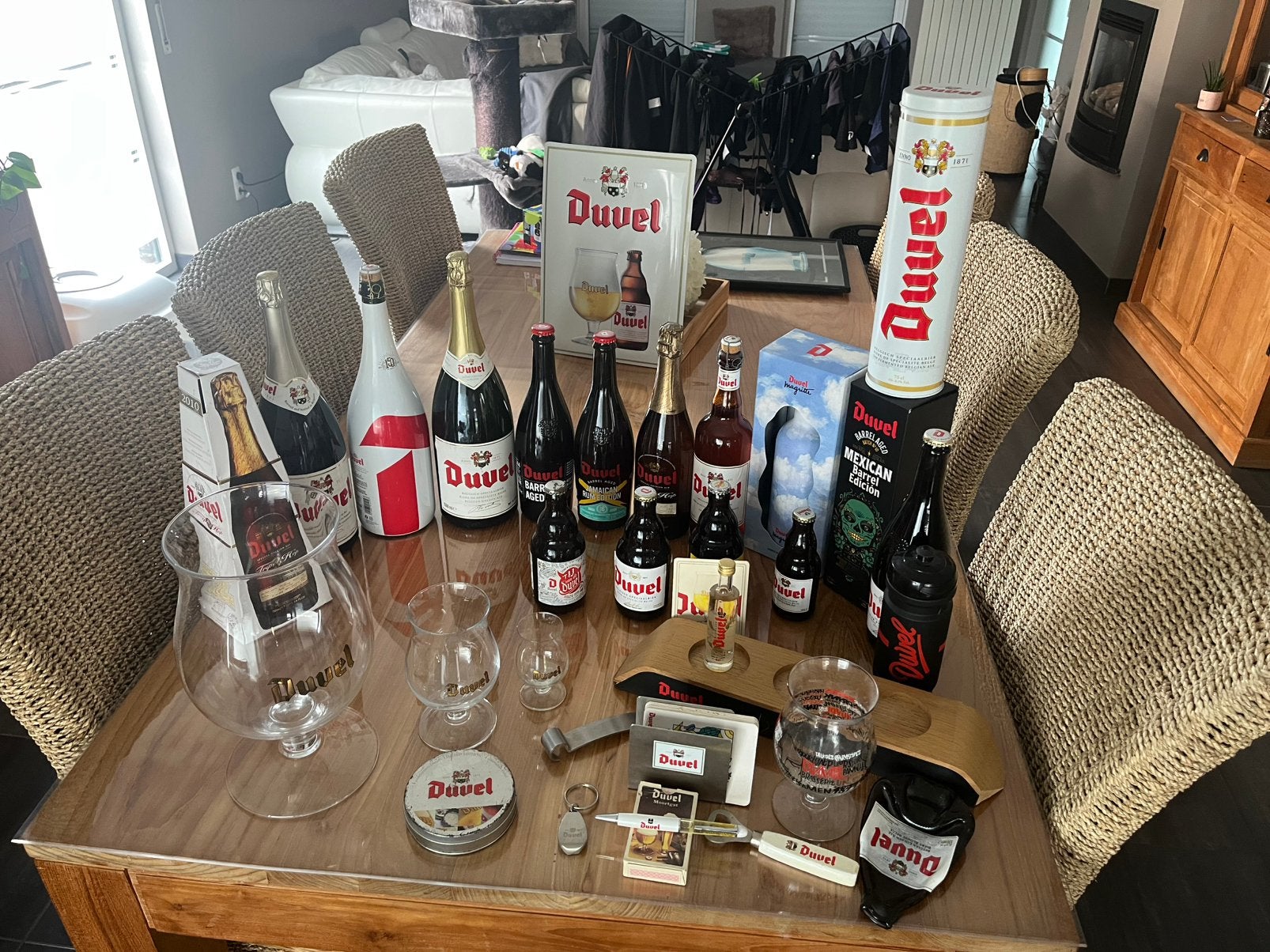 Duvel flessen  te koop, Ophalen, Zo goed als nieuw, Duvel