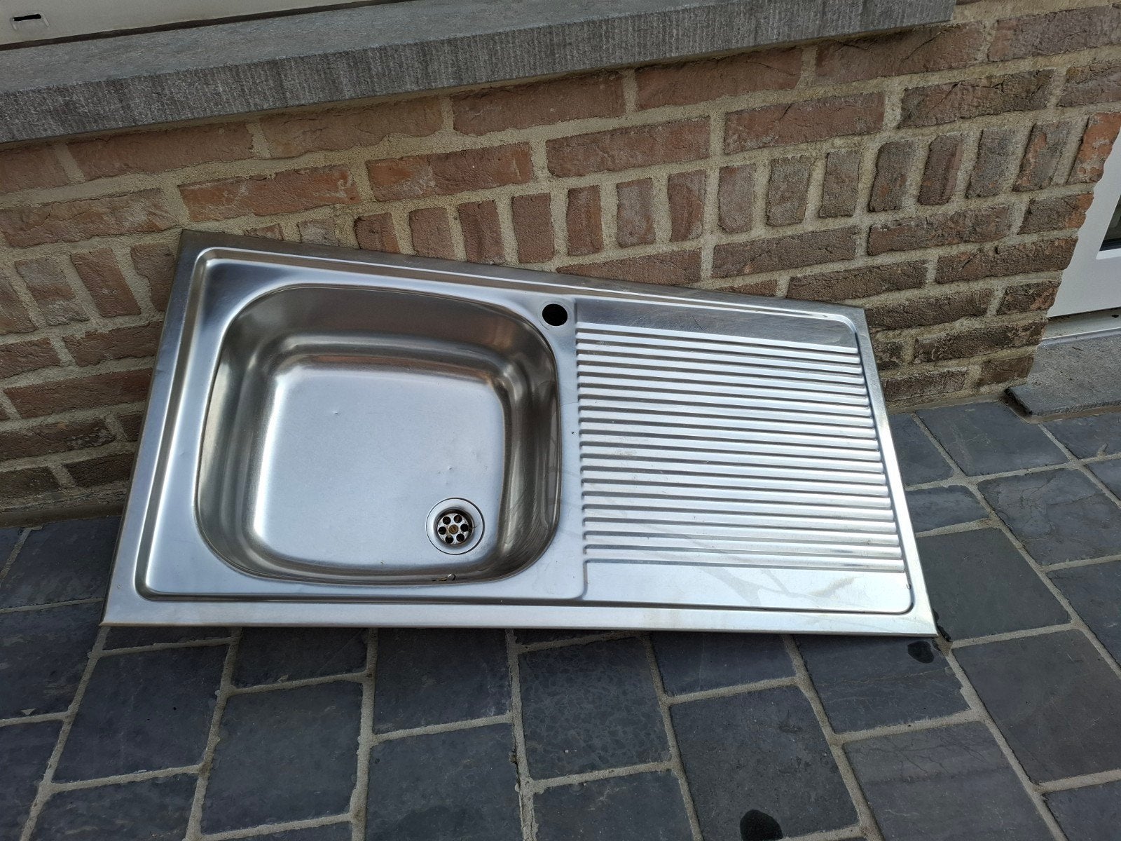 Gootsteen of spoelbak, Huis en Inrichting, Ophalen, Gebruikt, Minder dan 50 cm, Minder dan 100 cm