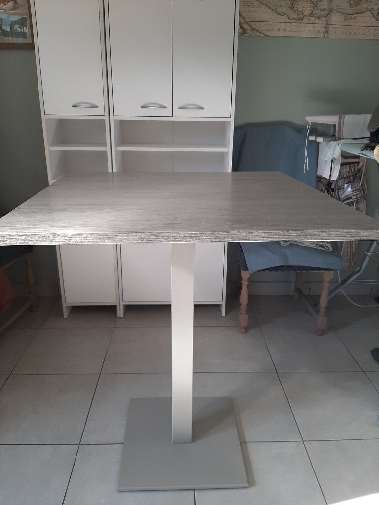 Hoge tafel 80x80, Huis en Inrichting, Ophalen, Zo goed als nieuw