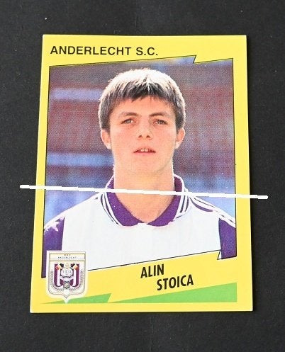 Panini Football 98 RSC Anderlecht Alín Stoica, Envoi, Comme neuf, Affiche, Image ou Autocollant