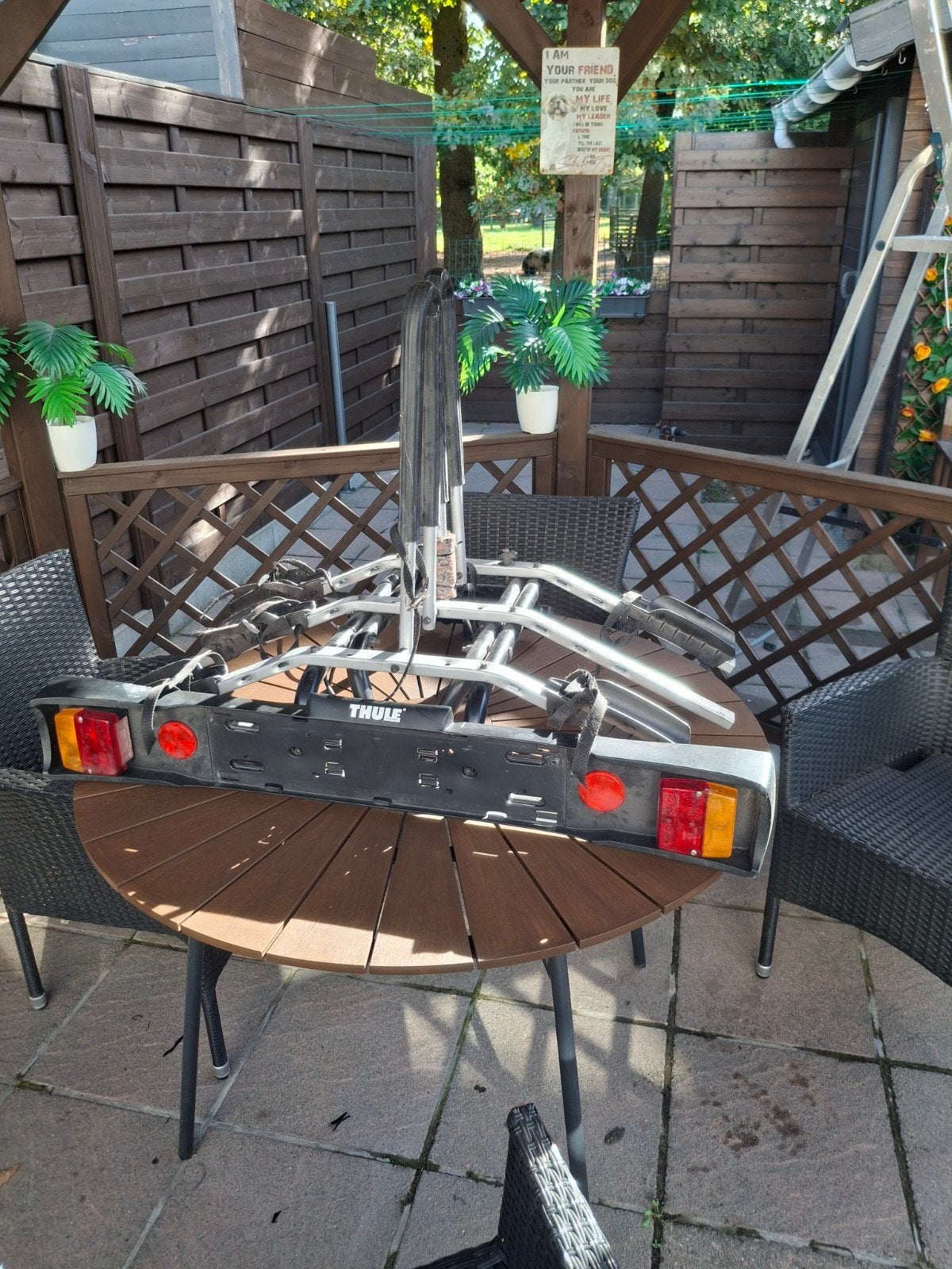 fietsendrager, Ophalen, 2 fietsen
