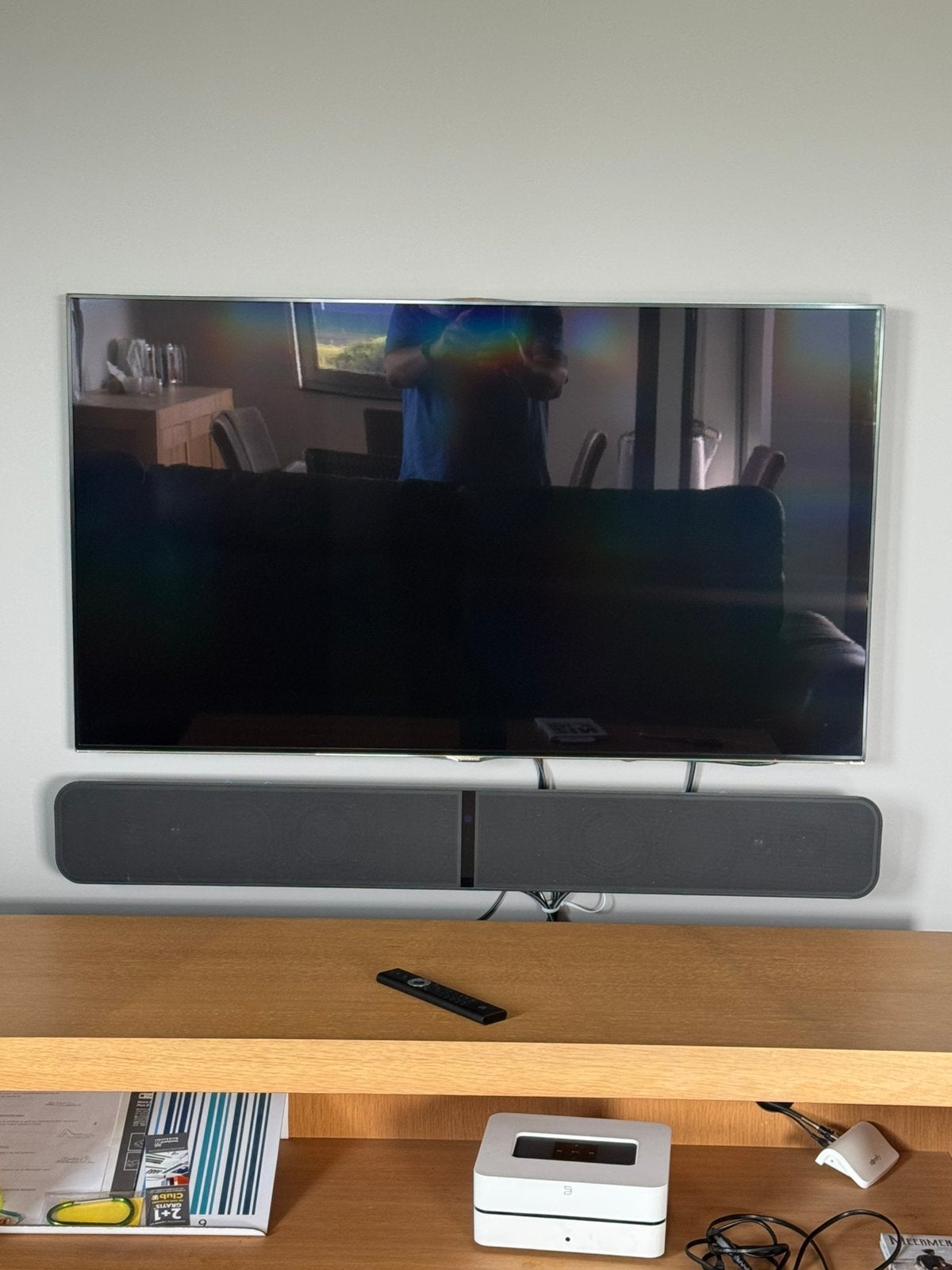 Bluesound PULSE SOUNDBAR+ & SUB+ & remote & muurbeugels, Ophalen, Zo goed als nieuw, Soundbar