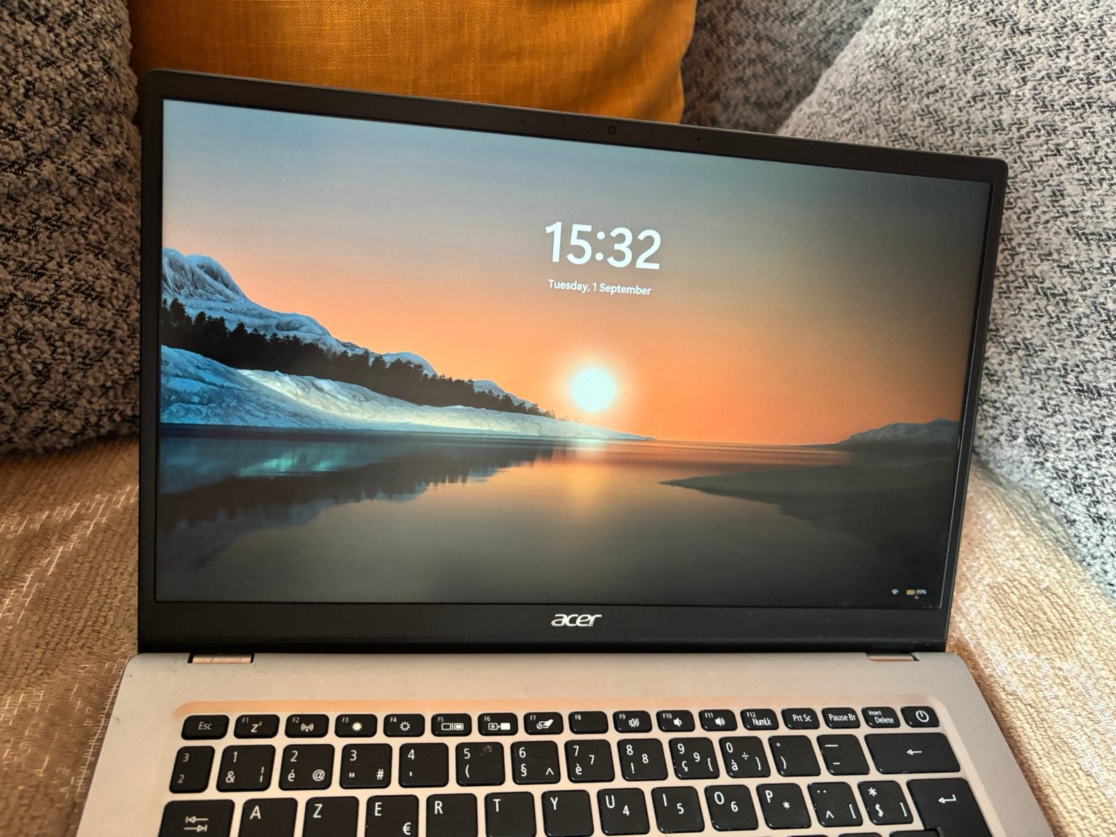 Acer laptop te koop, Informatique & Logiciels, Ordinateurs portables Windows, Enlèvement ou Envoi, 14 pouces, Comme neuf, Azerty