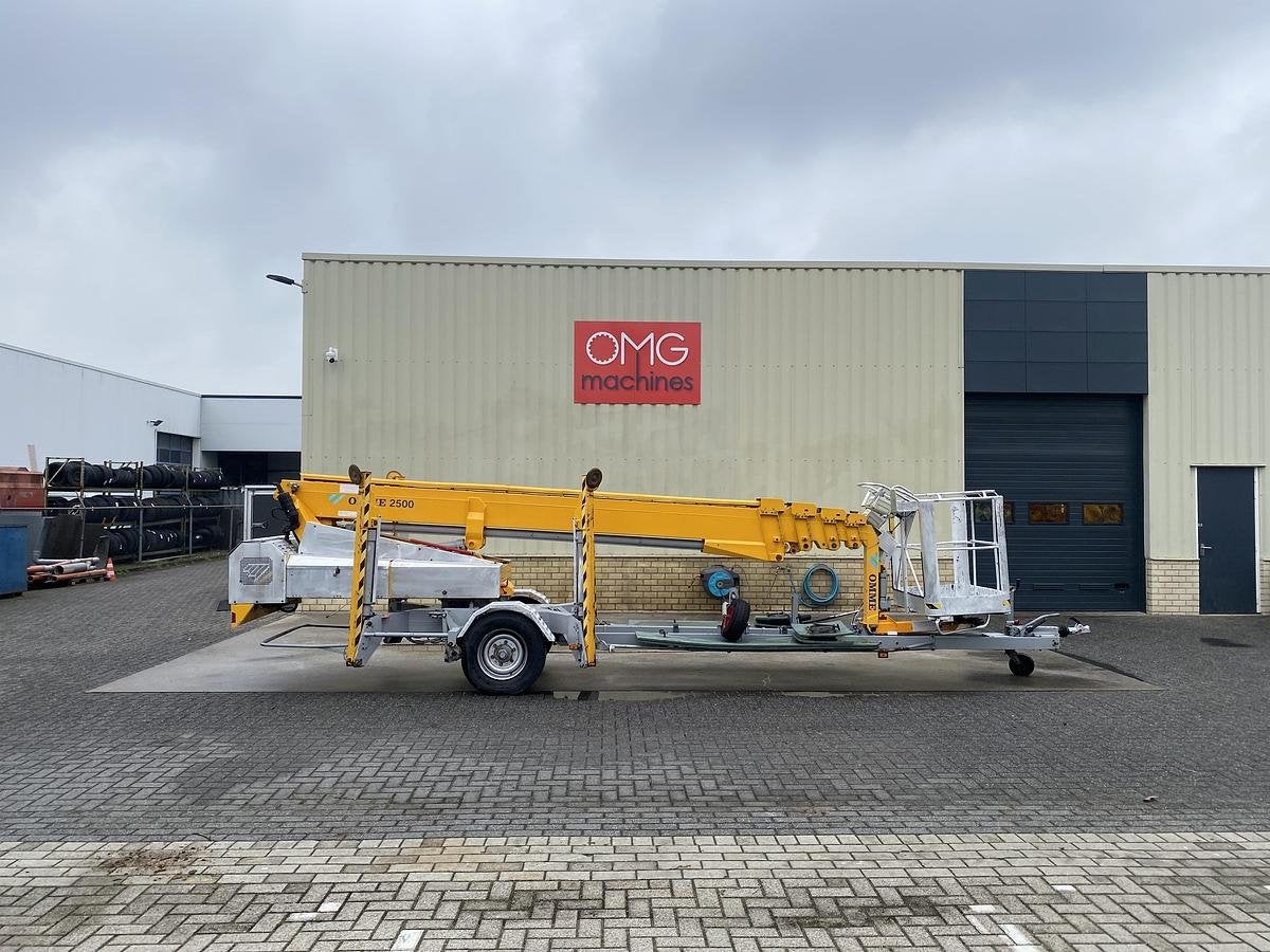 1996 Omme 2500 EBDZ, Aanhanger hoogwerker, 25 meter, Articles professionnels, Machines & Construction | Ascenseurs, Échafaudages & Échelles