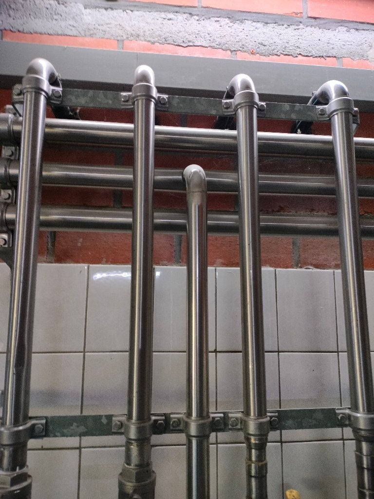 RVS buizen en kranen, Doe-het-zelf en Bouw, Ophalen, Gebruikt, Inox, Bochten