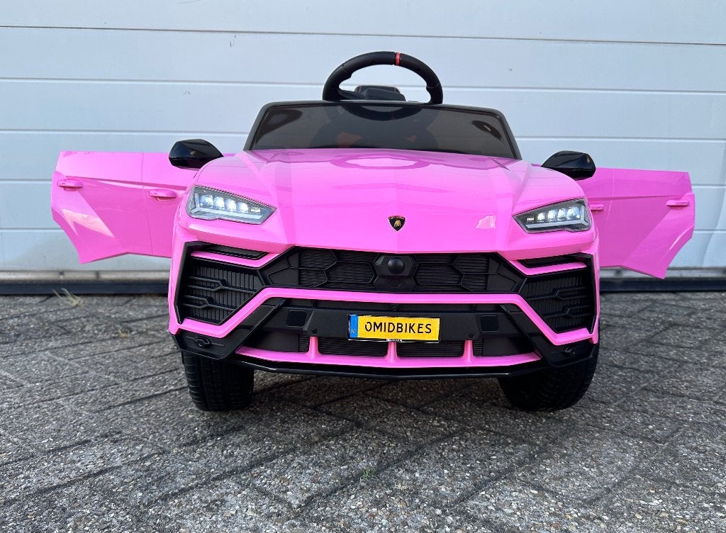 Lamborghini Urus 12v zwart RC - Leer - Rubberbanden - RADIO, Kinderen en Baby's, Ophalen of Verzenden, Nieuw