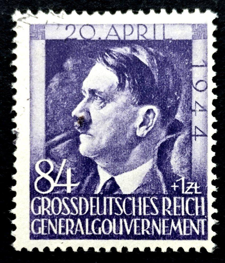 Gen.Gouv.: 55ste verjaardag A.Hitler 1944, Timbres & Monnaies, Enlèvement ou Envoi, Autres périodes, Affranchi