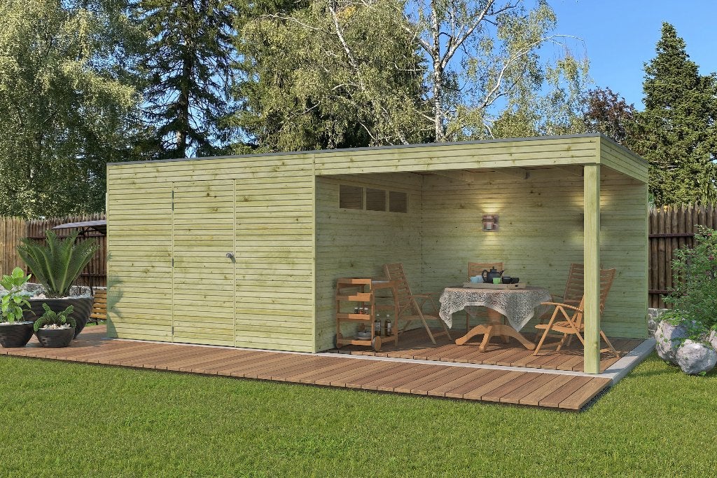 NIEUW Modern tuinhuis 7202ext300 te koop, Verzenden, Nieuw
