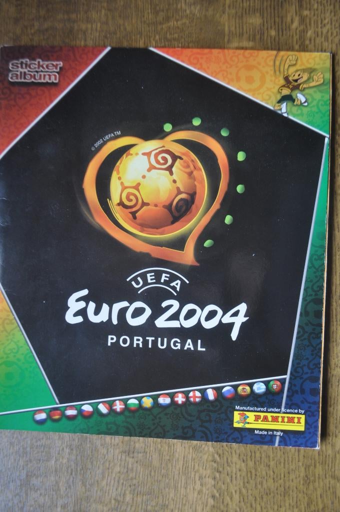 PANINI COMPLEET ALBUM EURO 2004 PORTUGAL, Enlèvement ou Envoi, Utilisé, Plusieurs autocollants