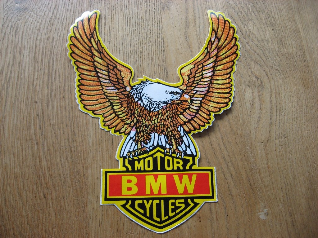 Sticker BMW Motor Cycles 21 x 26 cm, Ophalen, Nieuw, Auto of Motor