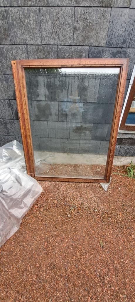 Afselia raam met dubbel glas, Doe-het-zelf en Bouw, Glas en Ramen, Ophalen