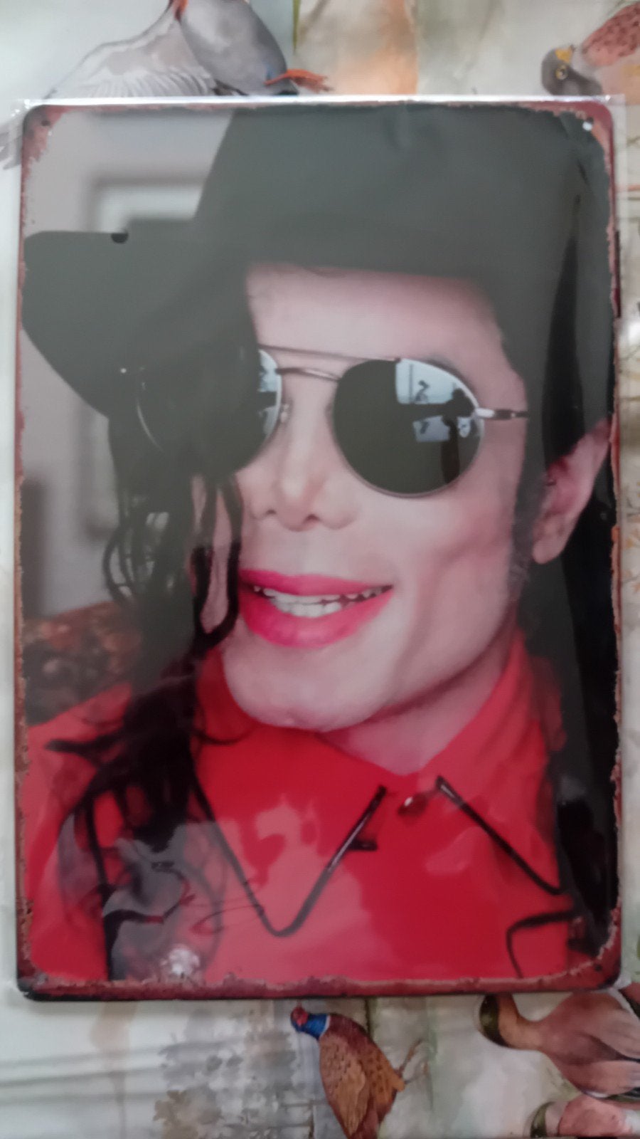 Michael Jackson 20 op 30 cm, Metaal, 20 cm, Overige typen, Nieuw
