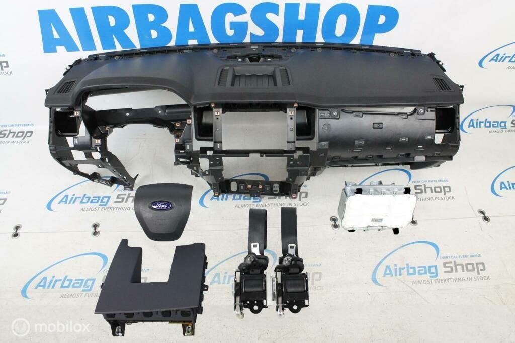 Airbag set - Dashboard zwart Ford Ranger (2015-2018), Enlèvement ou Envoi, Utilisé