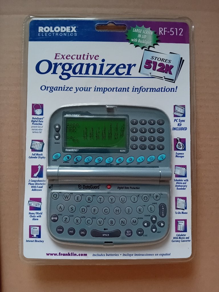 Executive organizer RF-512 Rolodex Ongeopende verpakking, Computers en Software, Vintage Computers, Ophalen, Rolodex