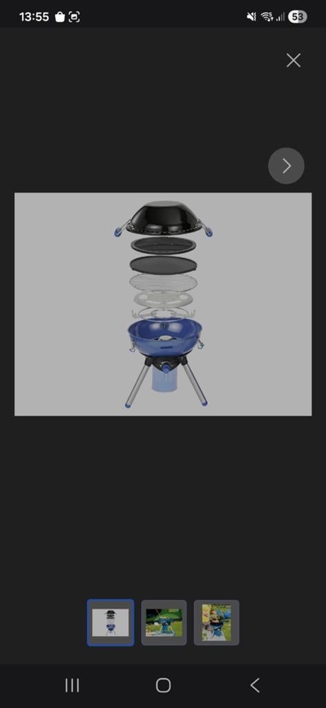 Compacte gas BBQ, Caravans en Kamperen, Kampeeraccessoires, Ophalen